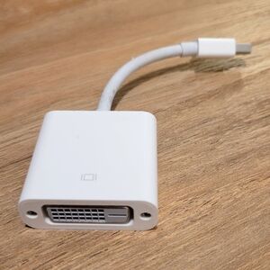 Apple Mini DisplayPort to DVI Adapter Thunderbolt 2 MB570LL A1305 Original White
